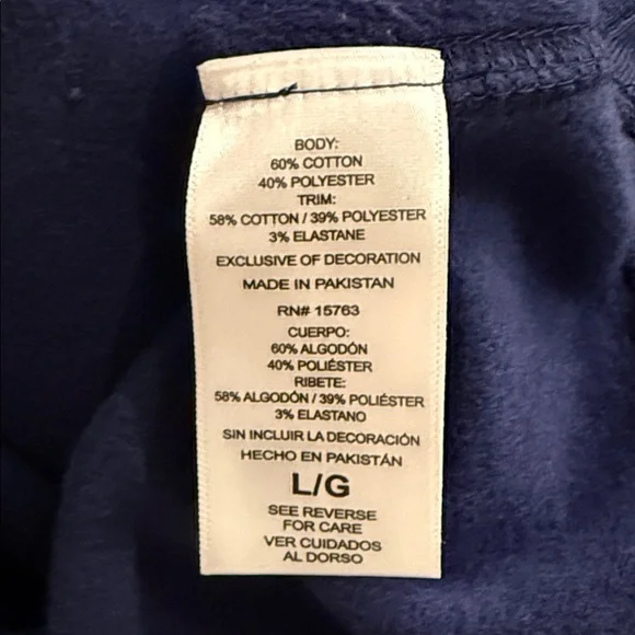 NWT Life Is Good Men's Blue Crewneck Sweatshirt This is how I roll golf Large - Picture 8 of 9